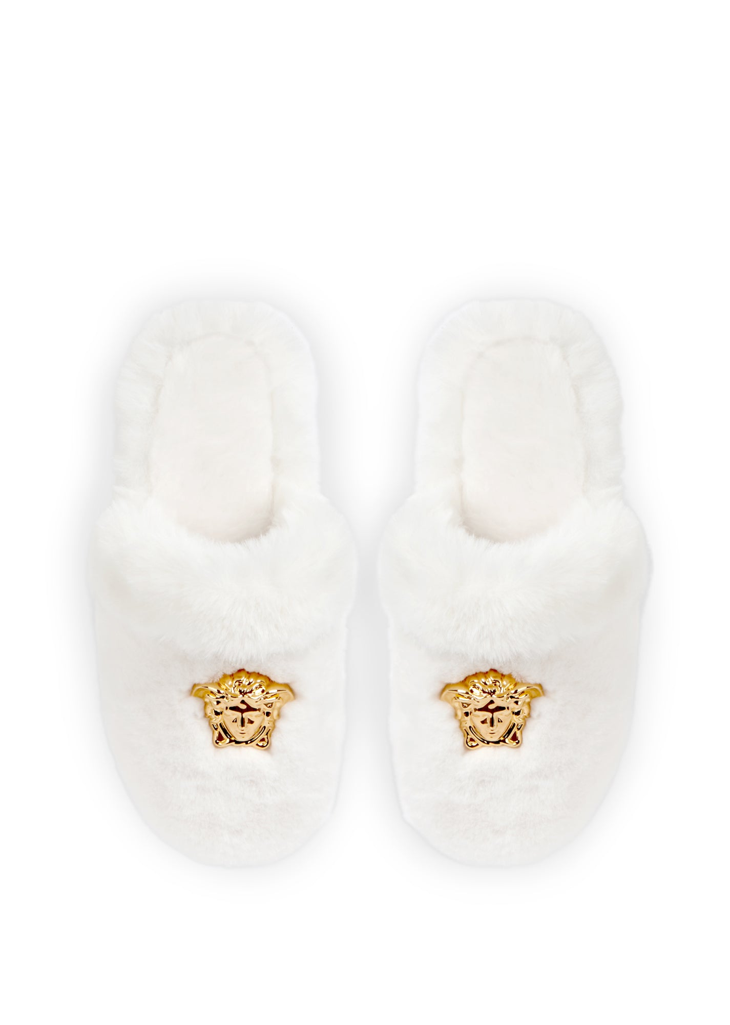 Versace Logomania Hausschuhe Bianco