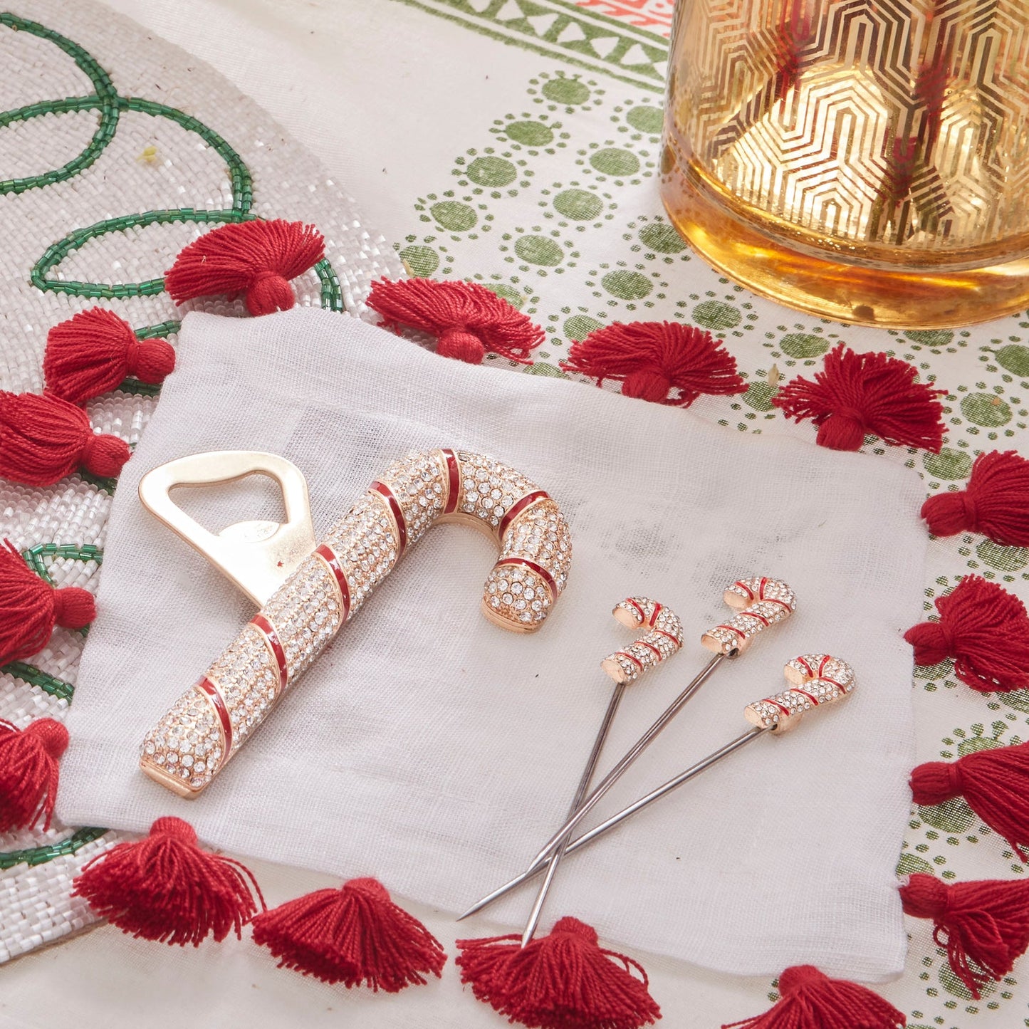 CANDY CANES - BOTTLE OPENER 