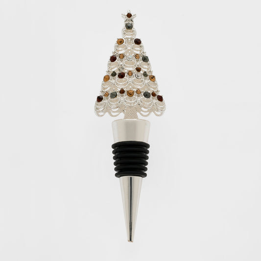 Christmas tree bottle stopper 